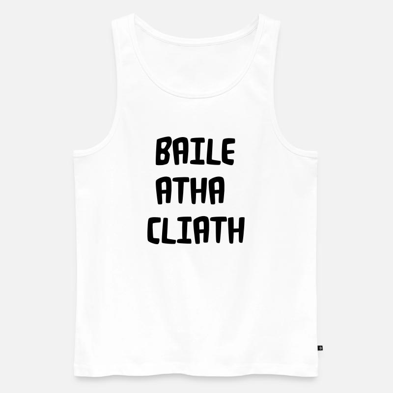 Baile Atha Cliath - Men's Premium Organic Tank Top - white