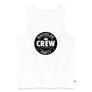 bachelor bachelorette party - Men's Premium Organic Tank Top - white - Front - Michal (187cm)