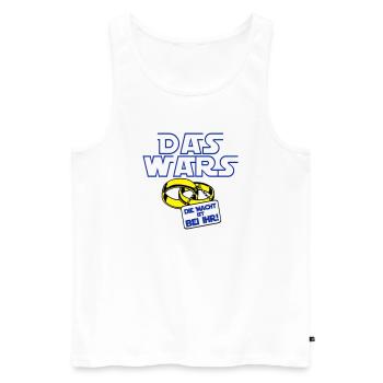 Junggesellenabschied , das wars die macht .(25) - Männer Premium Bio Tank Top - Weiß - Vorne - Michal (187cm)