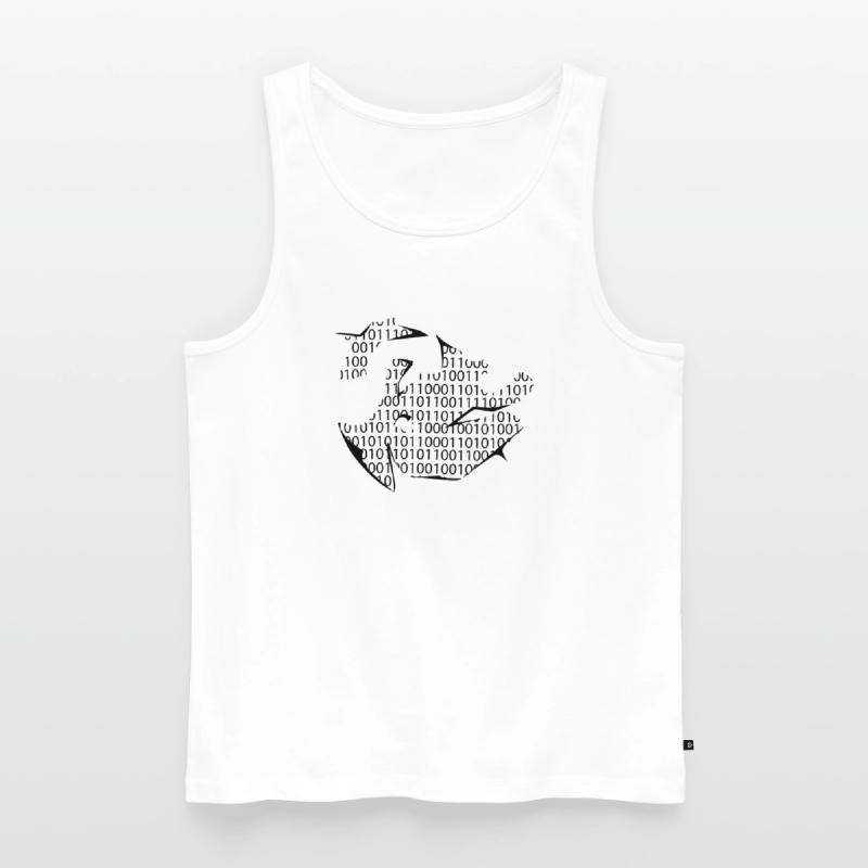 binary code Men's Premium Organic Tank Top