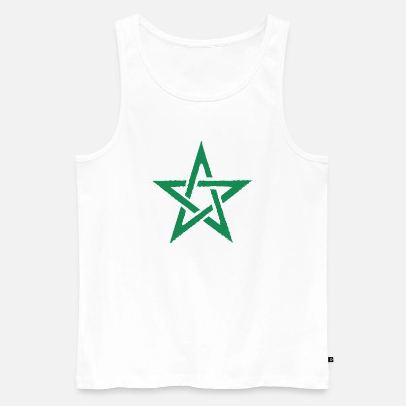 Marokko - Marok - morocco - maroque - Männer Premium Bio Tank Top - Weiß