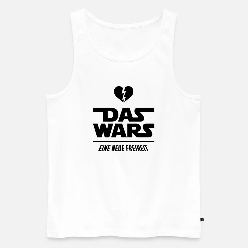 Das Wars - Trennung, Scheidung - Männer Premium Bio Tank Top - Weiß