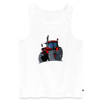 0856 case - Men's Premium Organic Tank Top - white - Front - Michal (187cm)