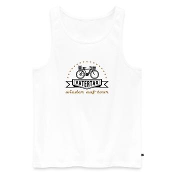 Vatertag Herrentag Himmelfahrt Tour - Männer Premium Bio Tank Top - Weiß - Vorne - AI Model Male 178 light (178cm)