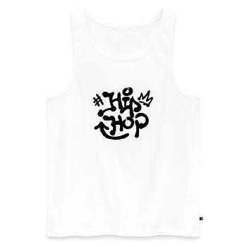 Hip Hop Hiphop Rap Graffiti Beatbox Rapper Swag - Männer Premium Bio Tank Top - Weiß - Vorne - AI Model Male 178 light (178cm)