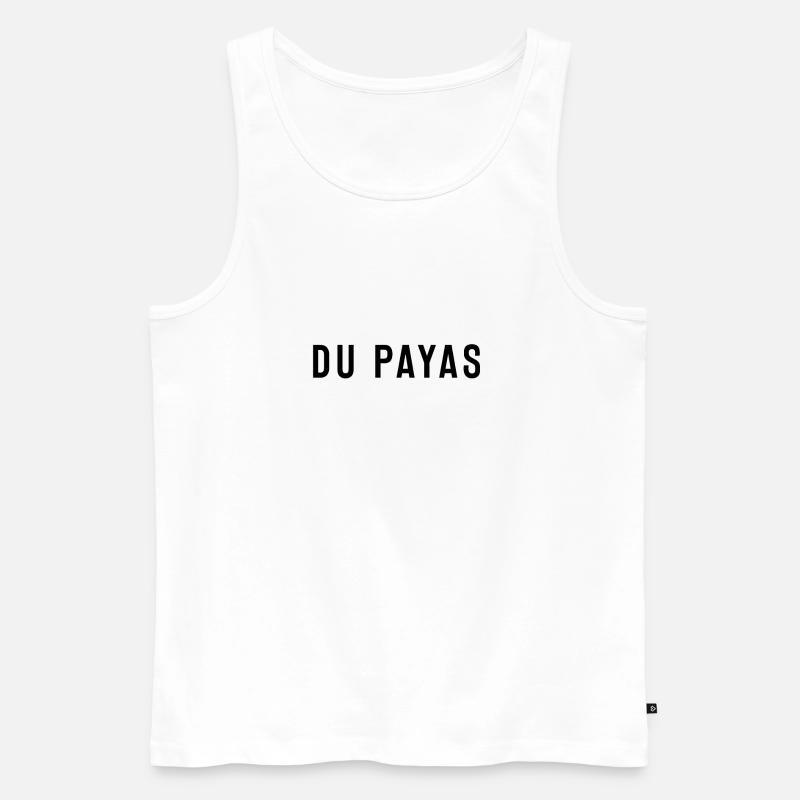 Payas Schweizerdeutsch - Männer Premium Bio Tank Top - Weiß