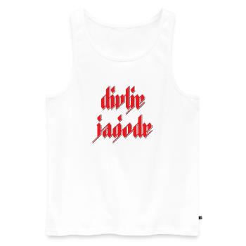 Divlje Jagode Bosnian Hard Rock Heavy Metal Jugo - Männer Premium Bio Tank Top - Weiß - Vorne - Michal (187cm)