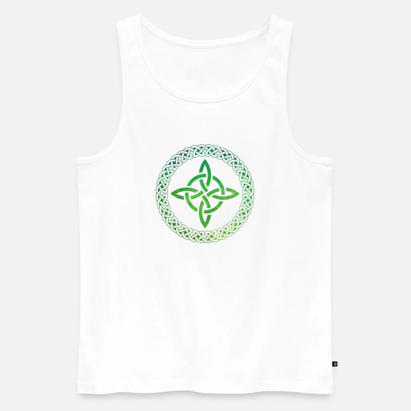 Celtic Knot - Männer Premium Bio Tank Top - Weiß