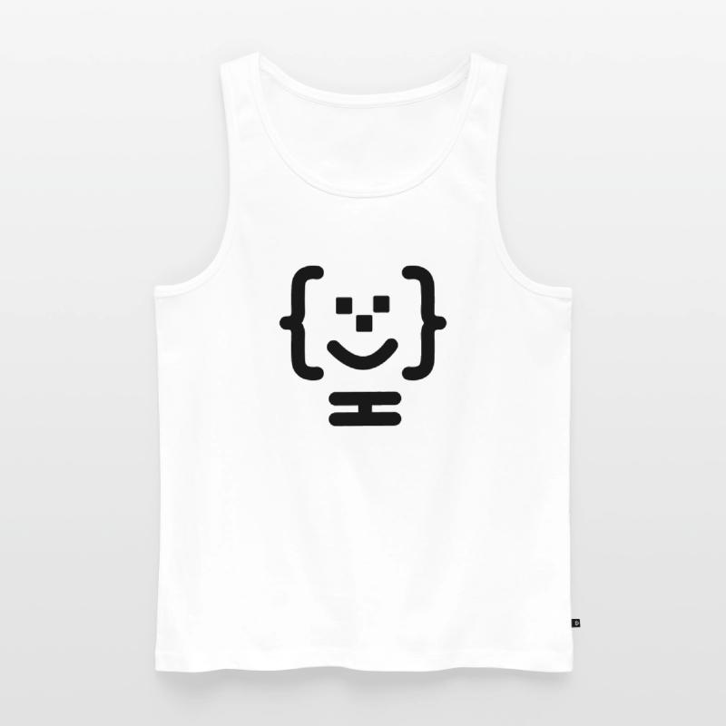 Logo du code du programmeur principal Débardeur bio Premium Homme