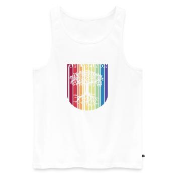 Family Reunion Family Reunion Family Tree - Men's Premium Organic Tank Top - white - Front - Michal (187cm)