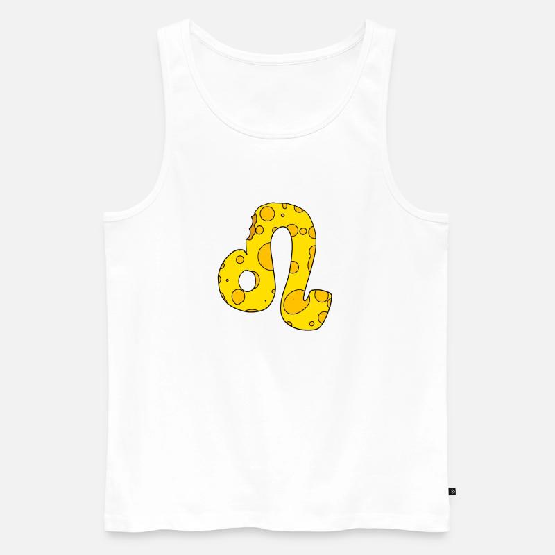 Sternzeichen Löwe - Männer Premium Bio Tank Top - Weiß
