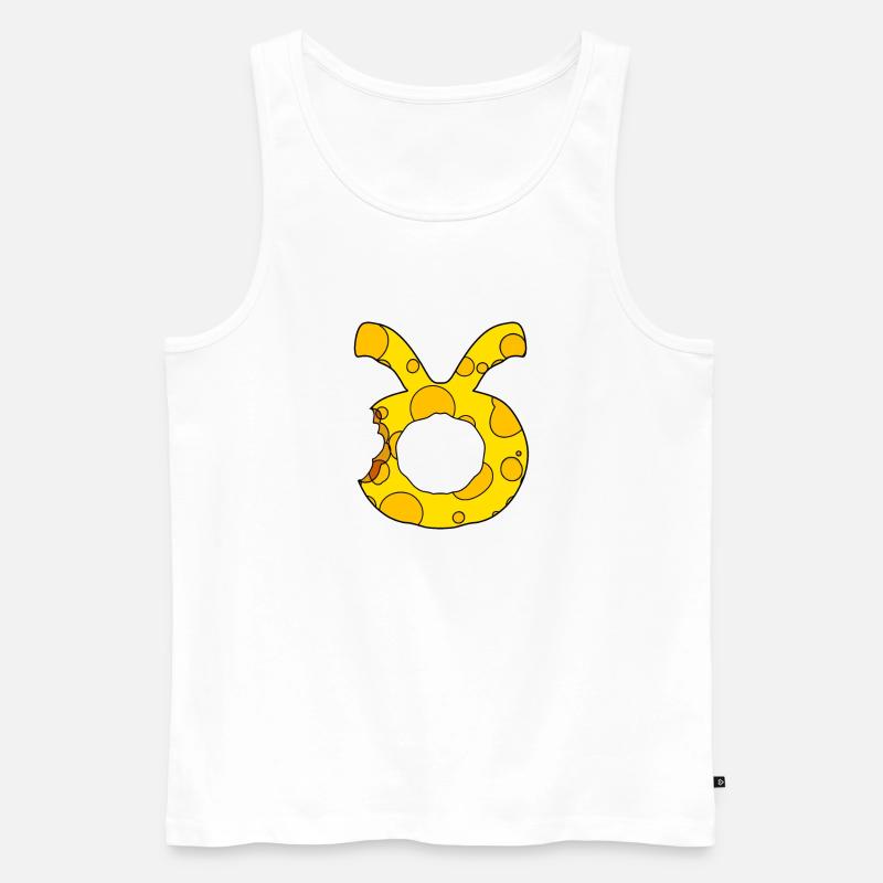 Sternzeichen Stier - Männer Premium Bio Tank Top - Weiß