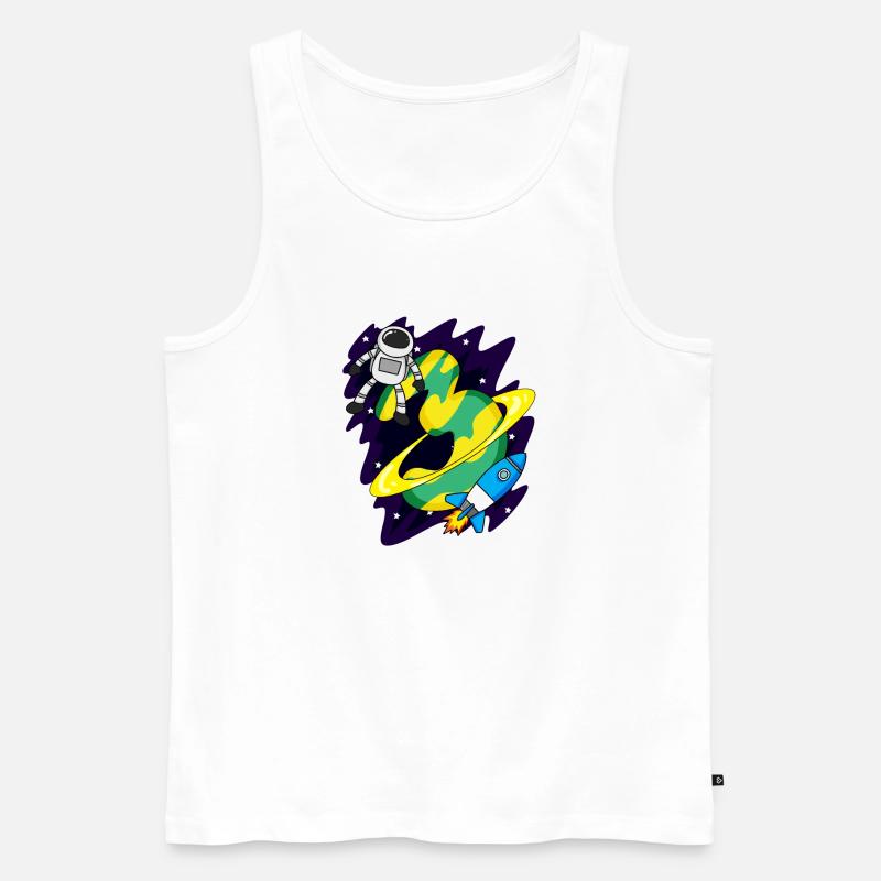 3 Jahre alt Junge Geschenk - Männer Premium Bio Tank Top - Weiß