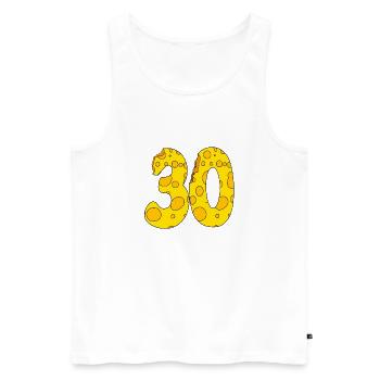 30 Jahre alt - 30. Geburtstag Geschenk - 1930 - Männer Premium Bio Tank Top - Weiß - Vorne - Michal (187cm)