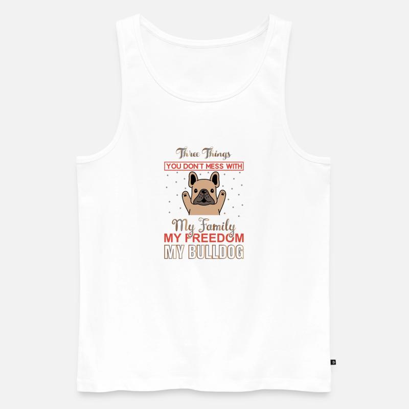 3 Dinge... - Männer Premium Bio Tank Top - Weiß