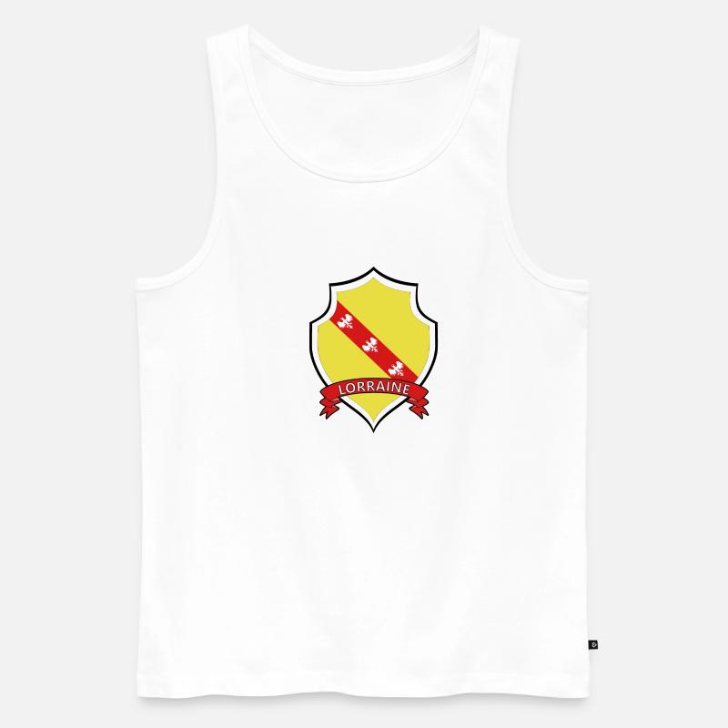 Lothringen - Männer Premium Bio Tank Top - Weiß