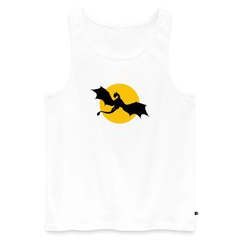 Dragon for the sun - change the colors - Men's Premium Organic Tank Top - white - Front - AI Model Male 178 light (178cm)