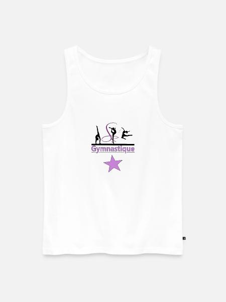 Gymnastique - Débardeur bio Premium Homme - blanc
