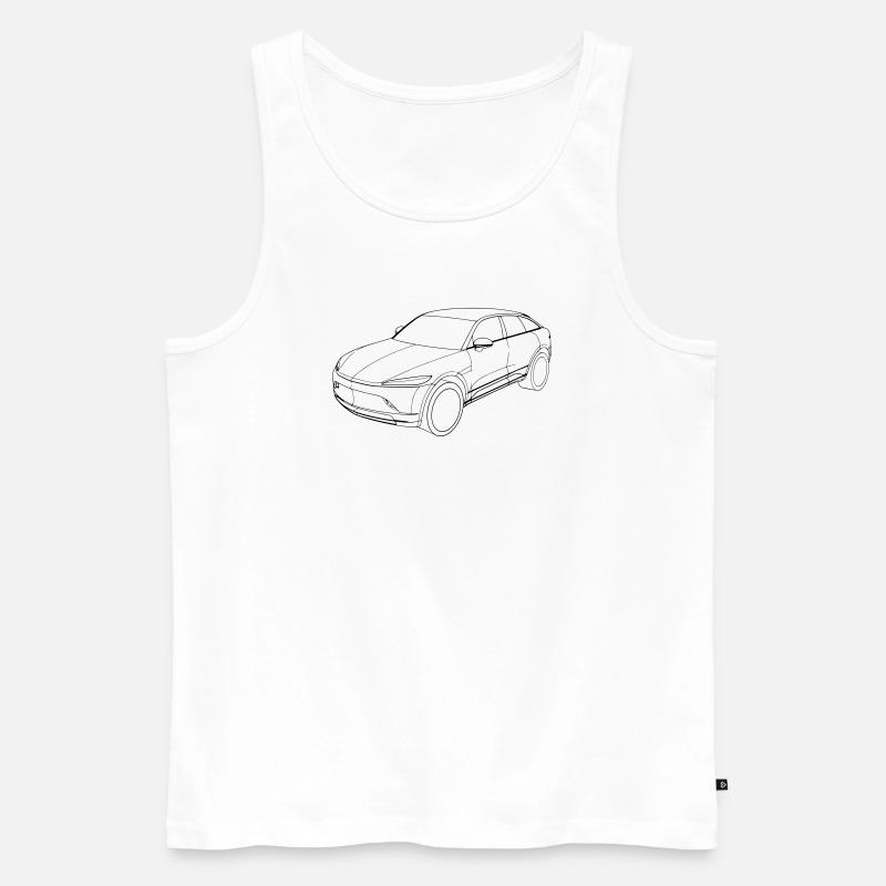 Mullen 5 - Männer Premium Bio Tank Top - Weiß