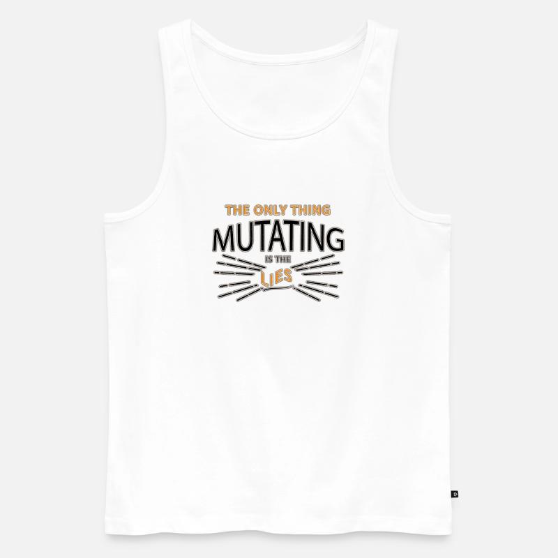 Spruch - Männer Premium Bio Tank Top - Weiß