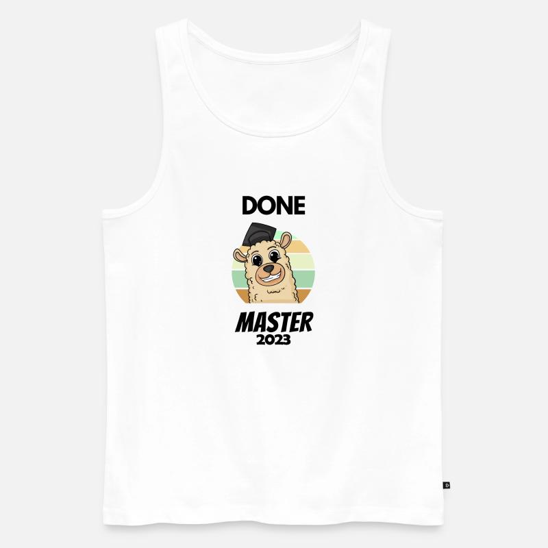 Master 2023 - Männer Premium Bio Tank Top - Weiß