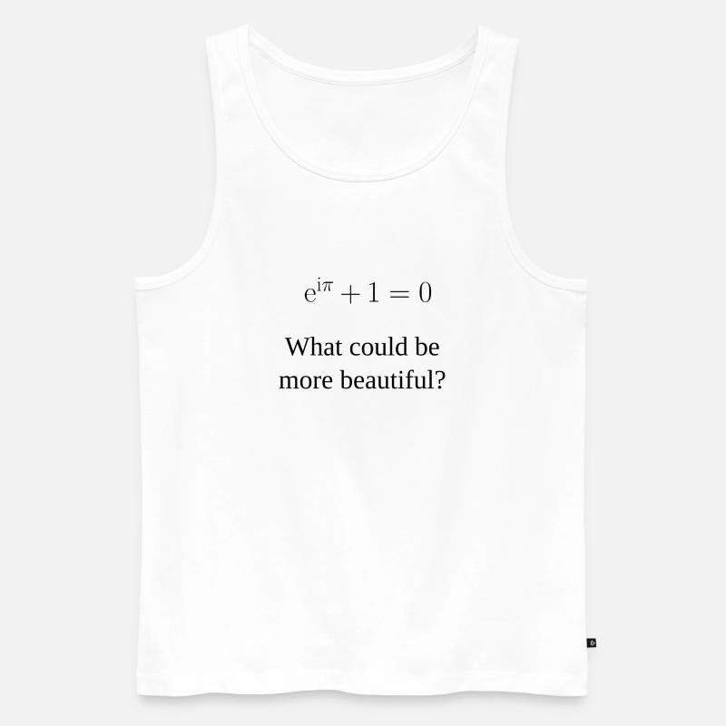 Euler-Formel - Männer Premium Bio Tank Top - Weiß