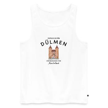 Dülmen, Lüdinghauser Tor, Münsterland - Männer Premium Bio Tank Top - Weiß - Vorne - Michal (187cm)