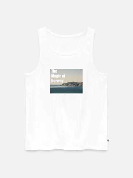 The Magic of Norway - Männer Premium Bio Tank Top - Weiß