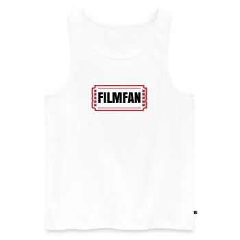 Filme Kino Movies Statement Kinoabend Filmabend - Männer Premium Bio Tank Top - Weiß - Vorne - Michal (187cm)