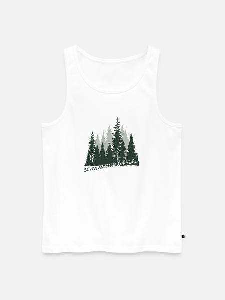 Schwarzwaldmädel - Männer Premium Bio Tank Top - Weiß