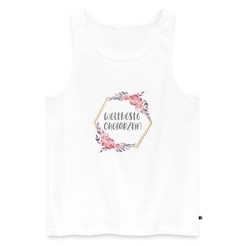 Chefärztin Ärztin Doktorin Beruf Geschenk - Männer Premium Bio Tank Top - Weiß - Vorne - AI Model Male 178 light (178cm)