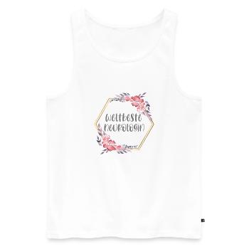 Neurologin Ärztin Doktorin Beruf Geschenk - Männer Premium Bio Tank Top - Weiß - Vorne - AI Model Male 178 light (178cm)