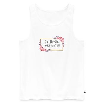 Hautärztin Ärztin Doktorin Beruf Geschenk - Männer Premium Bio Tank Top - Weiß - Vorne - AI Model Male 178 light (178cm)