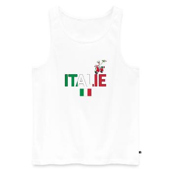 Italie - Débardeur bio Premium Homme - blanc - Devant - Michal (187cm)