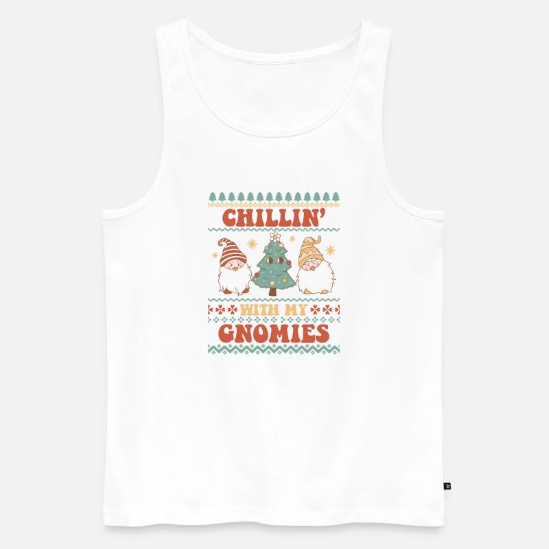 Hässlicher Weihnachtspullover - Männer Premium Bio Tank Top - Weiß