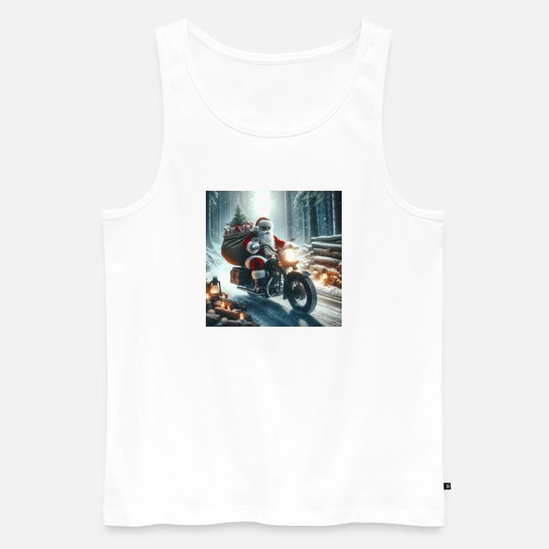 Weihnachts Design 8 - Männer Premium Bio Tank Top - Weiß
