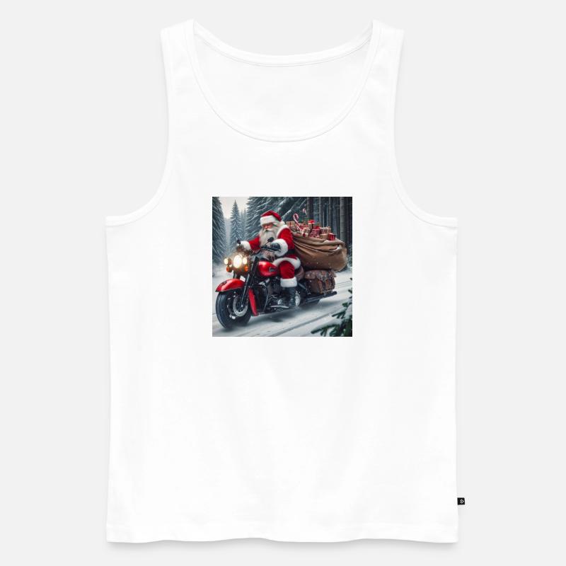 Weihnachts Design 3 - Männer Premium Bio Tank Top - Weiß