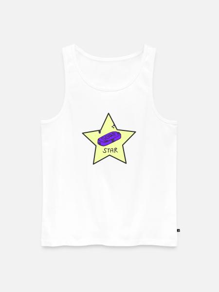 Soapstar - Men's Premium Organic Tank Top - white