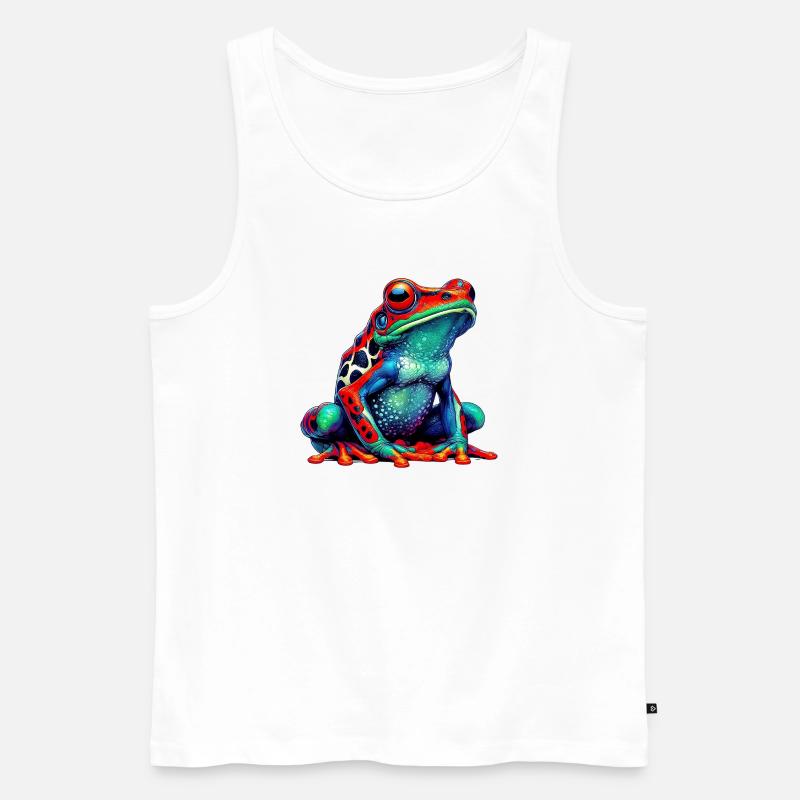 Grenouille - Débardeur bio Premium Homme - blanc