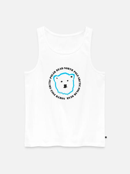 Eisbär 4 - Männer Premium Bio Tank Top - Weiß