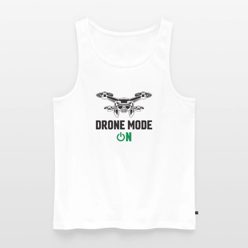Mode drone activé Débardeur bio Premium Homme