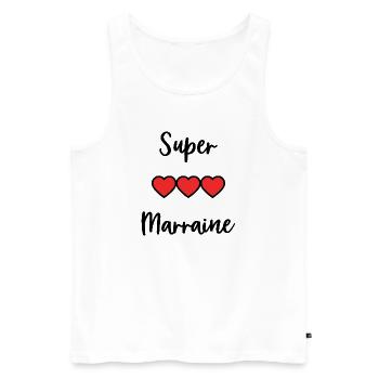 PATIN, SUPER PATIN - Männer Premium Bio Tank Top - Weiß - Vorne - AI Model Male 178 light (178cm)