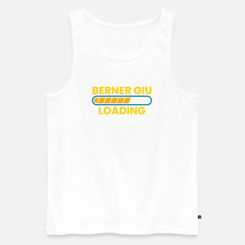 Berner Giu Loading Bern - Männer Premium Bio Tank Top - Weiß