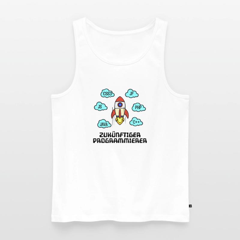 Css Code Developer C++ Java Php Programmer Men's Premium Organic Tank Top