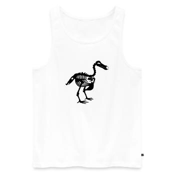 Dodo - Men's Premium Organic Tank Top - white - Front - AI Model Male 178 light (178cm)