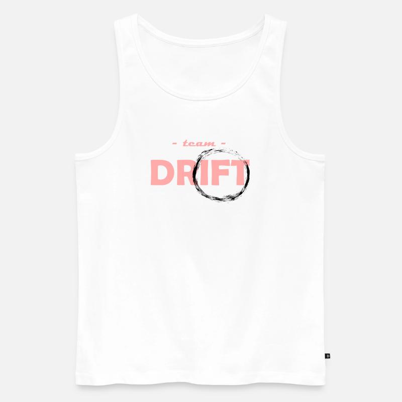 Team Drift Rose - Männer Premium Bio Tank Top - Weiß