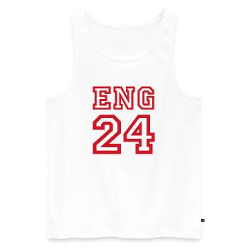 Angleterre - Débardeur bio Premium Homme - blanc - Devant - Michal (187cm)