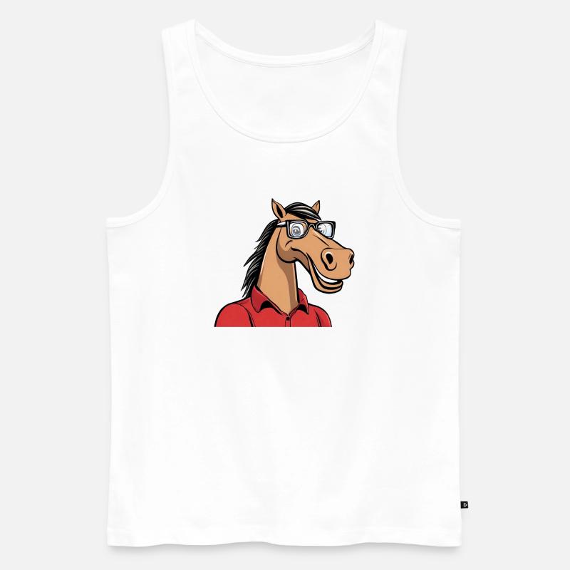 Twent-Tees Logo! - Männer Premium Bio Tank Top - Weiß