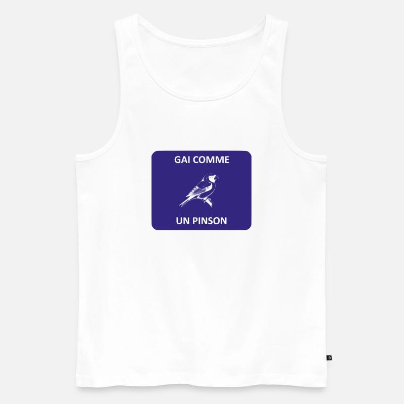 Fink - Männer Premium Bio Tank Top - Weiß