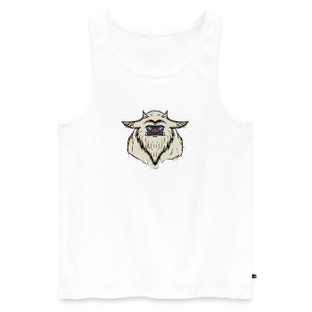 Monster eric - Men's Premium Organic Tank Top - white - Front - Michal (187cm)